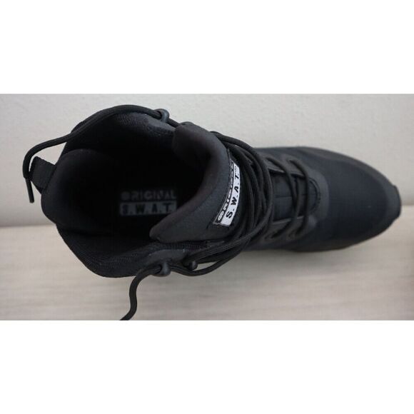 Original S.W.A.T. Men's 12 Women's 13.5 Black Alpha Fury 6" Lace-Up Boots - Picture 9 of 14